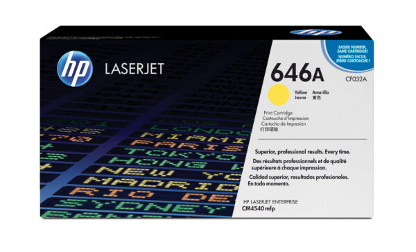 Hp Laserjet CM4540 Toner Amarillo