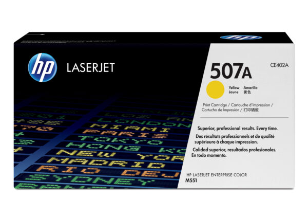 Hp Laserjet 507A Toner Amarillo