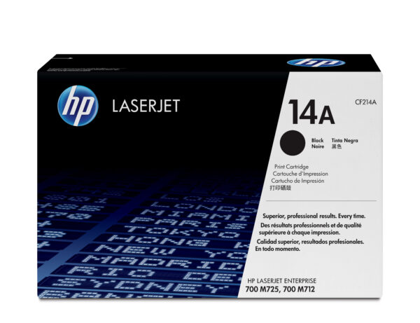 Hp LaserJet Interprise 700MFP/M725 Toner Negro nº14A
