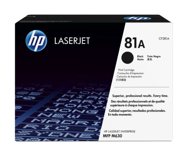 Hp toner LaserJet Enterprise M630/M604dn 81A