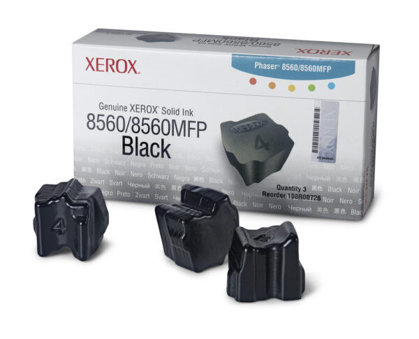 Xerox Toner TEKTRONIX Phaser 85603 barras Cartucho tinta solida Negra