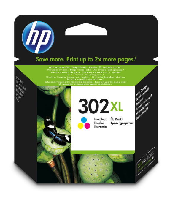 Hp OfficeJet 3636/3830/3832/DeskJet 1110 All-in-One Nº302XL Cartucho Tricolor