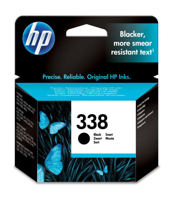 Hp PSC-1510/1610/2355/2610/2710, Deskjet 5740/6540/6840, PS-8150/8450 Cart. Negro Nº338, 11ml