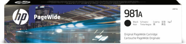 Hp PageWide nº981A, Cartucho negro