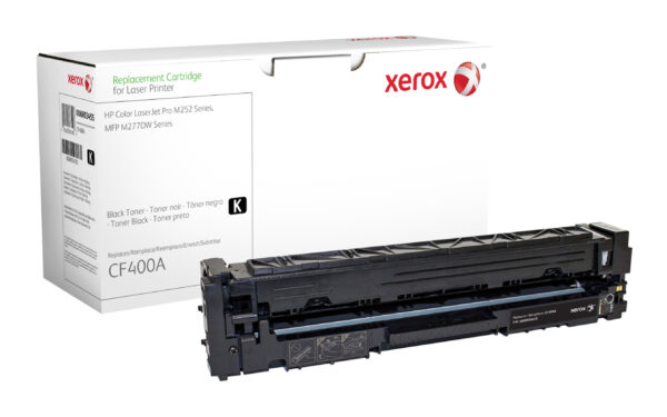 Xerox Everyday Remanufactured Toner para Hp 201A (CF400A), Standard Capacity