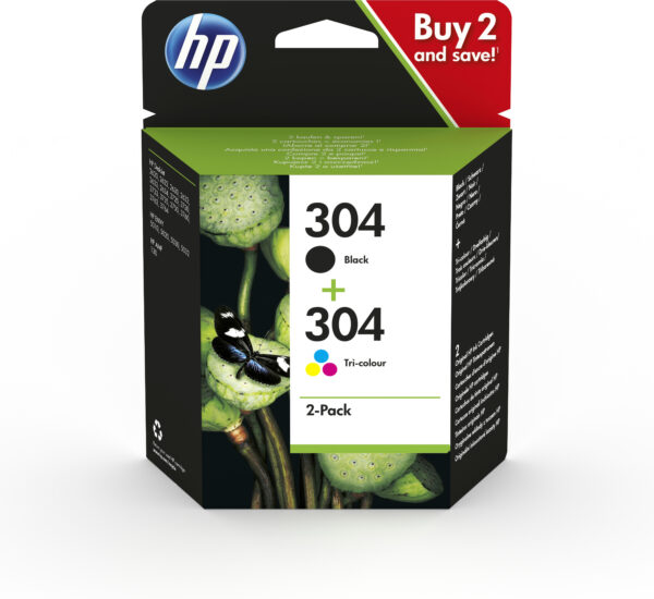 Hp DeskJet 3720 Combo Pack 2 Negro y Color Nº304
