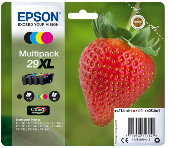 Epson Multipack 4-colours 29XL Claria Home Ink FRESA RF+AM