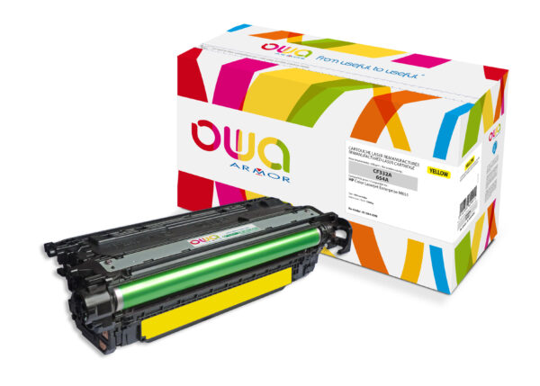 Armor toner compatible amarillo Laserjet Ese M651 CF332A 654A